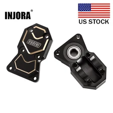 US,INJORA Brass Front Rear Axle Diff Covers for 1/24 RC Crawler Axial SCX24 AX24