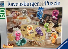 Ravensburger 1500 pc Gelini: Christmas Bakery 2021 jigsaw puzzle HTF NIB
