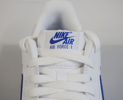 ☆Nike☆ Air Force 1 07 M White Hyper  FJ4146113 FJ4146 NEW* MEN Nike Air Force 1 '07 Low White/Hyper Royal-White