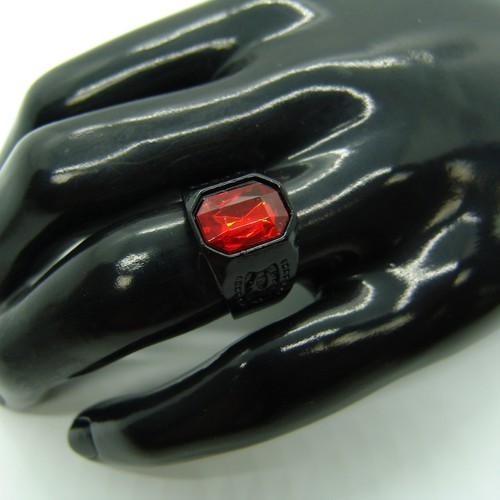 Fashion Ring 8mm Signet Men/Women Onyx RED Stone size 6-13 #19 - Picture 2 of 7