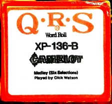 QRS Word Roll CAMELOT XP-136 Dick Watson 6-Selection Player Piano Roll