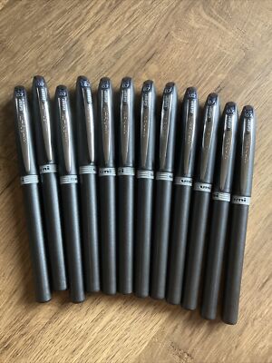 Uni-Ball Grip Tintenroller, 0,7 mm Feder Schreiben 0,5 mm Linie, blaue Tinte, PKT 12 STIFTE