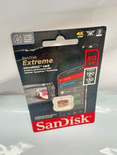 SanDisk Extreme 512GB microSDXC Card UHS-I U3 V30 190MBs SDSQXAV-512G-GN6MN