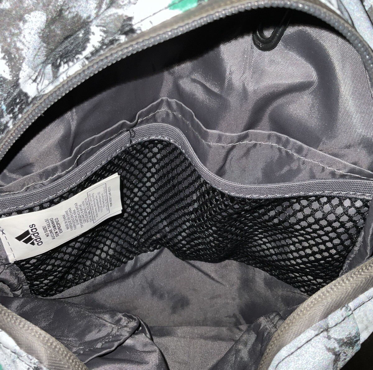 Adidas By Stella McCartney Floral & Black Reflective Run Hike Backpack Athletic One Size- Adidas BY STELLA MCCARTNEY X TERREX HIKING  main image 2