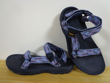 Teva Girl's Sandal Black-Blue Color Size 5