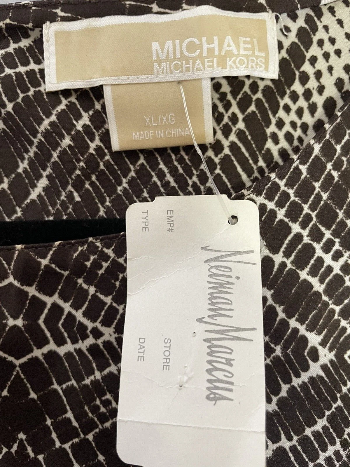 Abito a maniche one dolman Michael Kors NUOVO