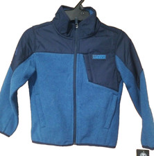 UNDER ARMOUR BOYS BLUE STORM FLEECE WATER RESISTANT JACKET Size 5 NEW 