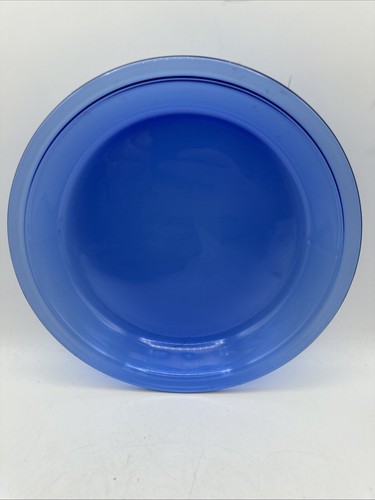 Pyrex 9 Zoll Kobaltblau #209 Glas Kuchenplatte Schale Flacher Rand Vintage