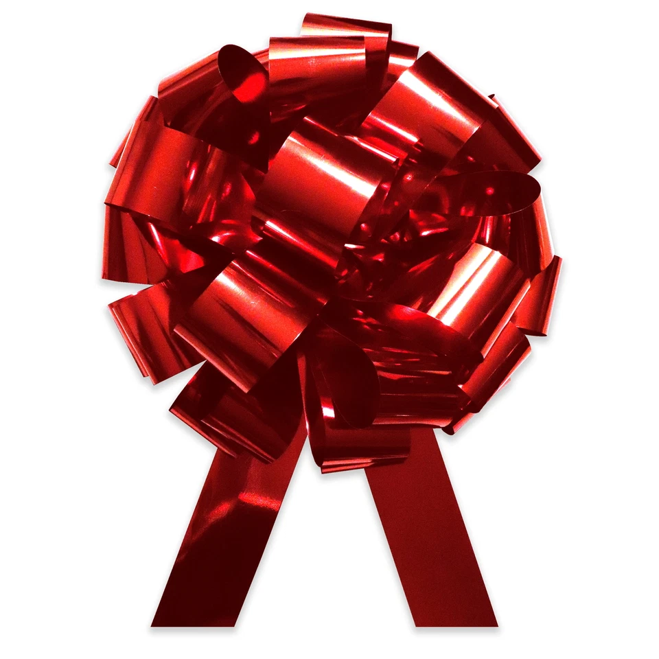 Arco Coche 24" Rojo para Regalos y Decoraciones Navideñas, Impermeable por Gwen Studios Foto 3 de 4