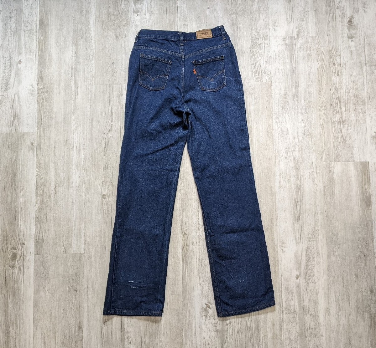 Vintage 70s Womens Levis 26048-0214 Orange Tab High Waisted Denim