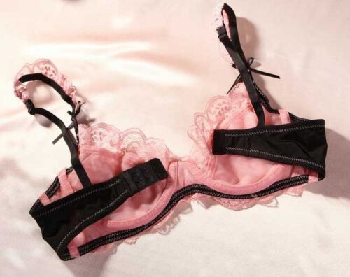 Set reggiseno e mutandine donna vedi attraverso reggiseno trasparente lotto reggiseni prospettiva tuta - Foto 11 di 12