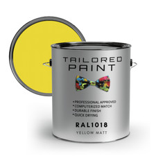 RAL1018 YELLOW SATIN SATIN uPVC Window & Door 1K Paint Brush or Spray On