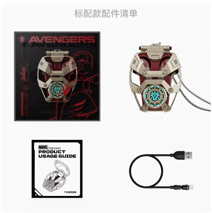 Tony Stark Iron Man MR28 In-ear Wireless Bluetooth Headset Earbuds