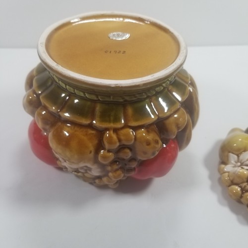 Vintage Ardco Fine Quality Dallas Harvest Fruit Canister Cookie Biscuit Jar - Picture 9 of 14