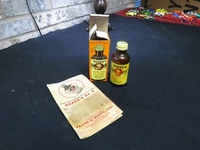 Vintage Hoppe's No. 9 Nitro Powder Solvent Glass Bottle Box Gun Cleaning USA