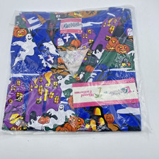 Women's Fashion Scrubs By Miami Uniforms Size Small Halloween Pumpkins Ghosts