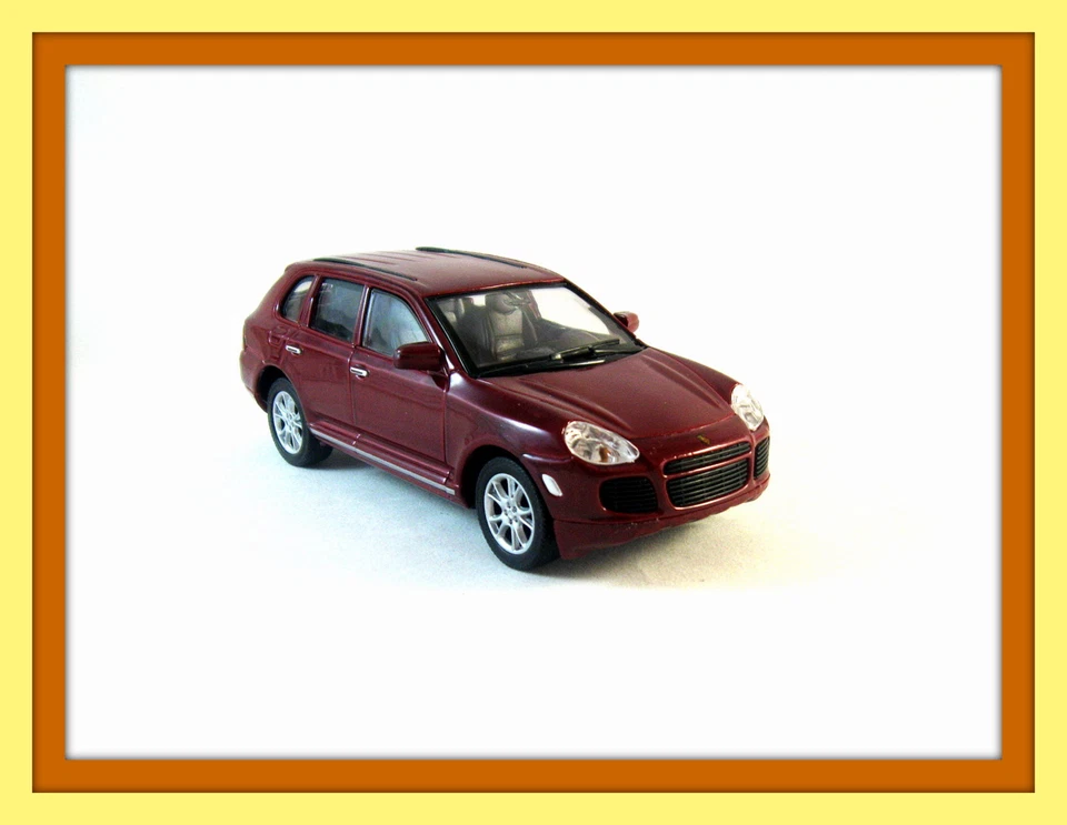 PORSCHE CAYENNE TURBO ,BORDEAUX WELLY 1/32 DIECAST CAR COLLECTORS MODEL , NEW - Image 3 of 4