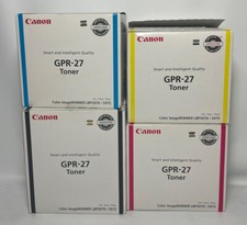 Genuine Canon GPR-27 BCYM Toner Cartridges Set for imageRUNNER LBP5970/5975
