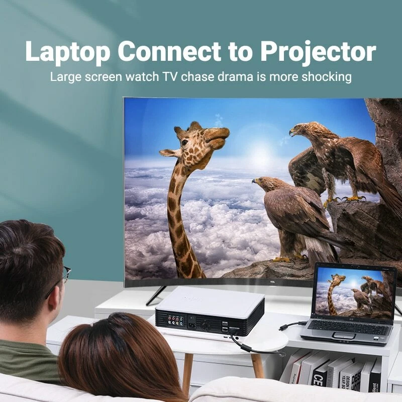 VGA to VGA Monitor Cable 15PIN Male to Male Cord Lead for PC Computer Projector - Image 4 of 4