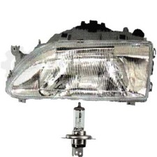 Halogen Scheinwerfer links für Renault R19 6.H4 ohne Motor inkl. Lampen 1363102