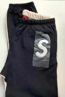 Supreme S logo Sweatpants XL Black/White | eBay Supreme S logo Sweatpants XL Black/White | eBay