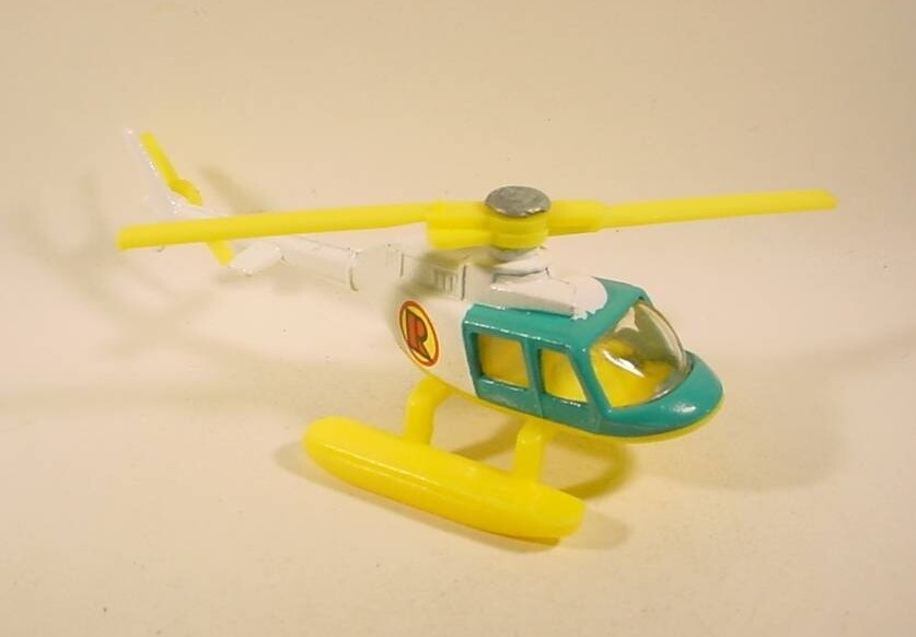Corgi Auto City White Helicopter Mint Loose