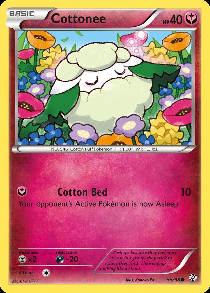 Pokemon Cottonee (55/100) Ancient Origins LP