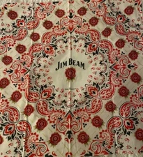 Jim Beam Bandana Red White Black BNIP