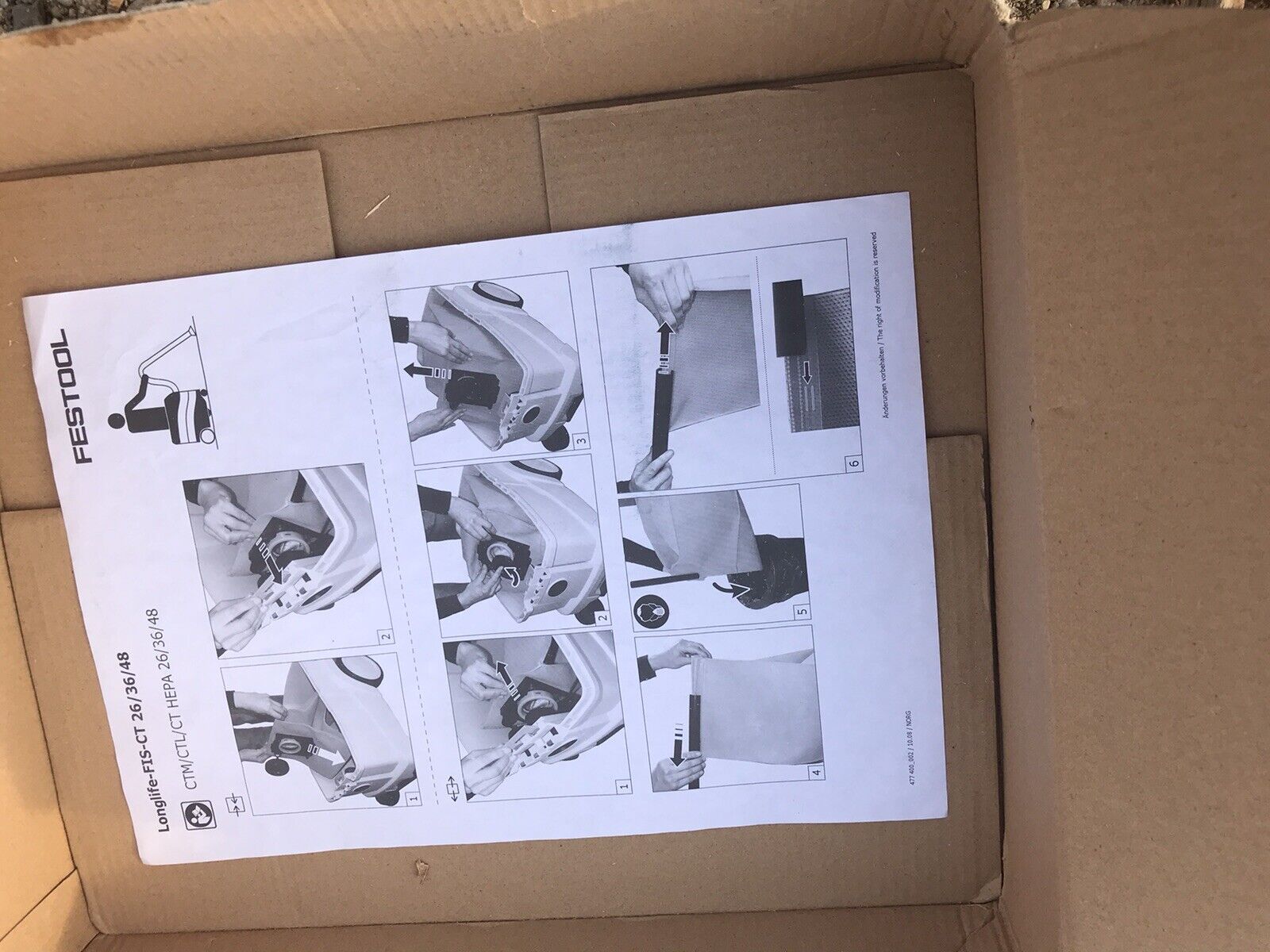festool ct 26 dust extractor long life bag excellent working condition - Picture 3 of 12