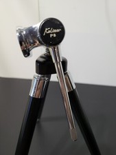 Vintage Kalimar P8 Tripod With Case Made In Japan Chrome Black  READ  