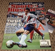 LANDON DONOVAN SIGNED SPORTS ILLUSTRATED SOCCER JSA AUTOGRAPH EXACT PROOF USA  