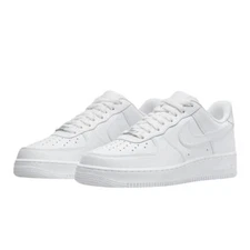 Nike Air Force 1 ’07 Low Triple White Sneakers – Men’s & Women’s All Sizes New