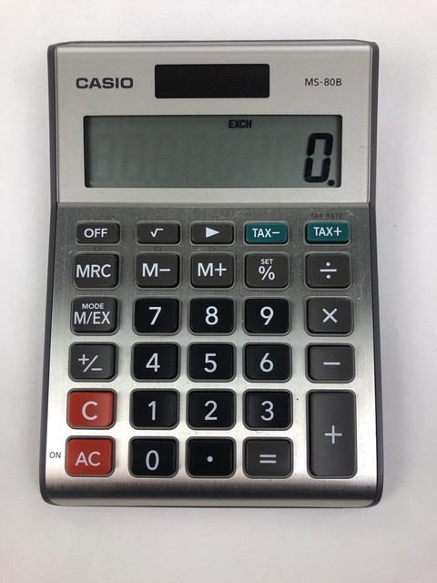 casio ms80b calculator