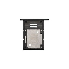 SIM microSD Card Tray Dual for Samsung Galaxy A15 Brave Black Replacement Part