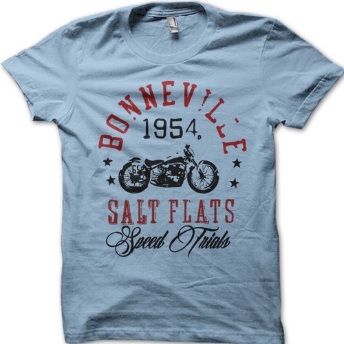 VINTAGE BIKER Salt Flats Mojave Desert Motorrad Biker Saltburn Special T-Shirt - Bild 6 von 14