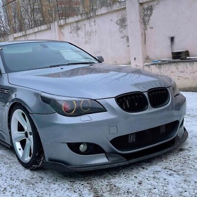 Front Bumper Spoiler Splitter Lip Kit For BMW 5 Series E60 E61 M5
