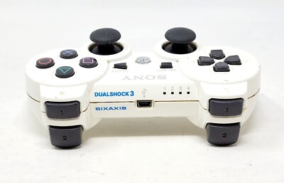Play Station PS3 DualShocku00ae3 Controller (Classic White