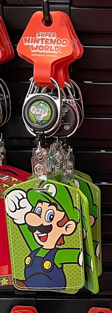 Universal Studios Super Nintendo World Luigi Pass Holder