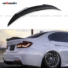 For 12-18 BMW F30 330i 335i F80 M3 Gloss Black HighKick PSM Style Trunk Spoiler