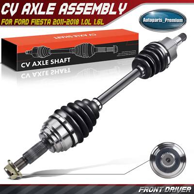 Front Driver CV Axle Assembly for Ford Fiesta 2011-2018 1.0L 1.6L 23/25 Spline