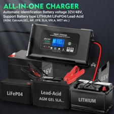 Golf Cart Battery Charger, 36 Volt 18-Amp and 48 Volt 13-Amp Smart Charger