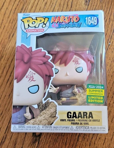 Funko Pop! Animation Naruto Shippuden Gaara #1649 2024 SDCC Shared Exclusive