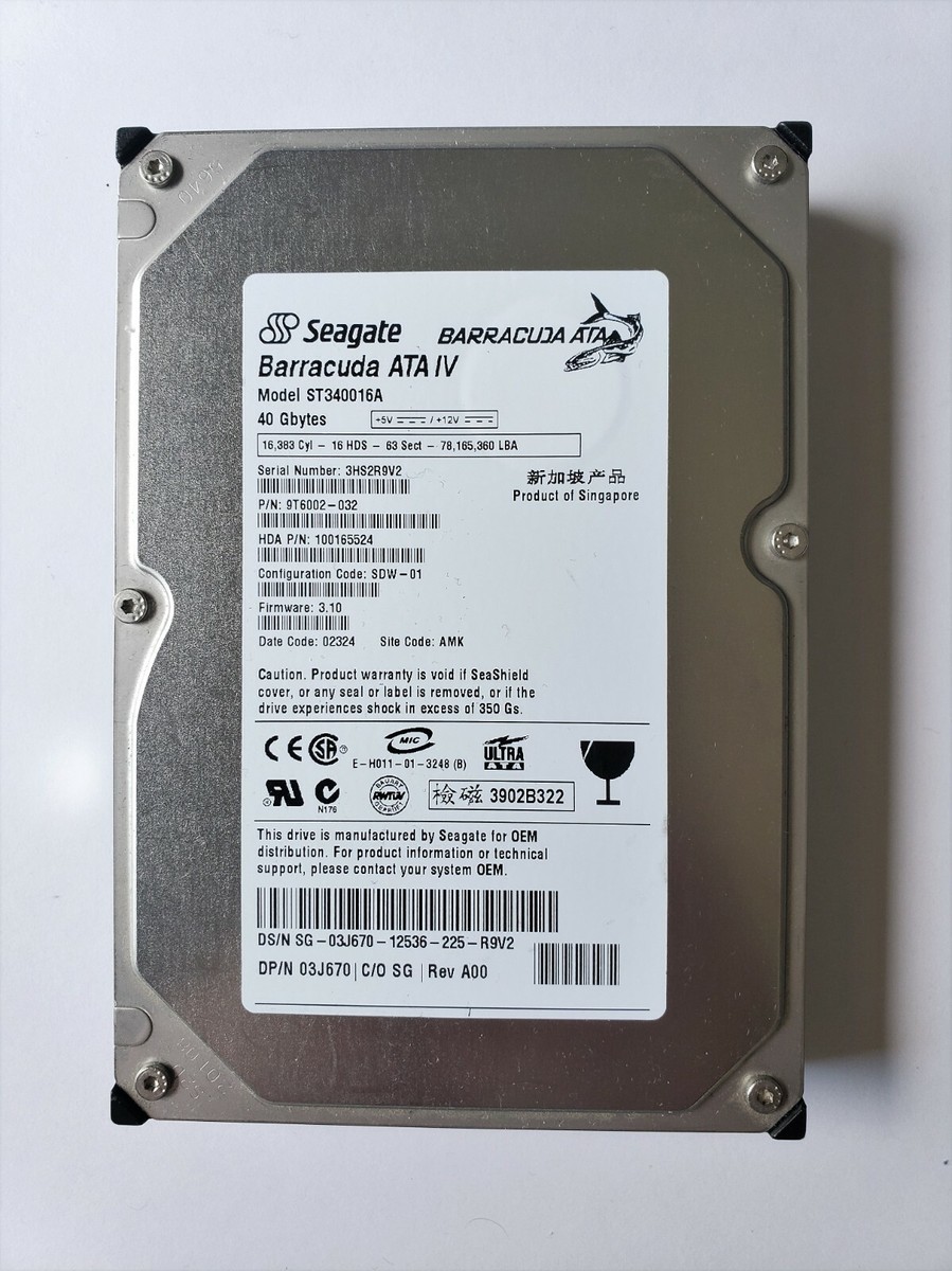 Seagate Barracuda IDE & SATA 3.5
