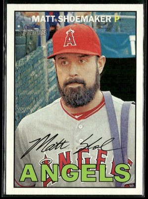 2016 Topps Heritage #218 Matt Shoemaker 2E
