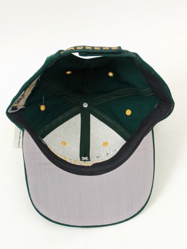 Vintage Drew Pearson Green Bay Packers erhöhte bestickte Snapback Mütze Kappe Neu mit Etikett - Bild 7 von 8