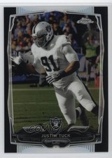 2014 Topps Chrome Black Refractor 233/299 Justin Tuck #3 05k6