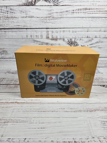 Wolverine Film2Digital Movie Maker Scanner 8mm Super 8 to Digital Video Transfer
