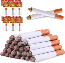 Fake Puff Cigarettes That Blow Smoke - 24 Pack - 3.25 Inch Faux Cigs with a Real