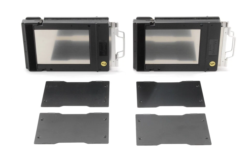 [TOP MINT] Mamiya RB67 Double Cut Film Holder Type J 2set from JAPAN #527 - Image 2 of 4