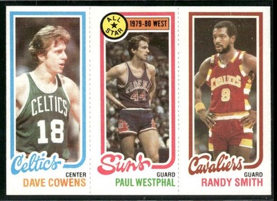 1980-81 Topps Dave Cowens, Paul Westphal, Randy Smith #36-16-59 ~ NM-MT ~
